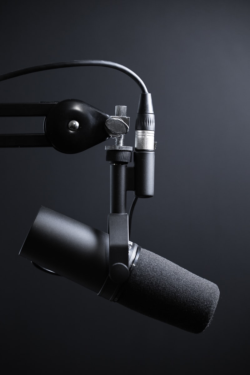 Podcast Aufnahmestudio Setup